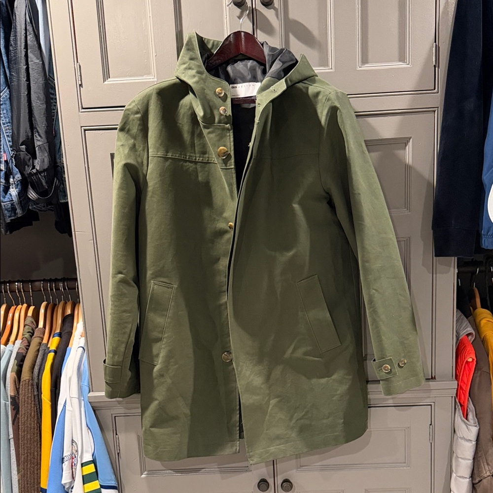 ASOS Trench Coat with Hood